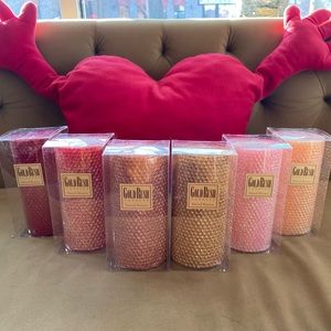 Natural Beeswax pillar candle